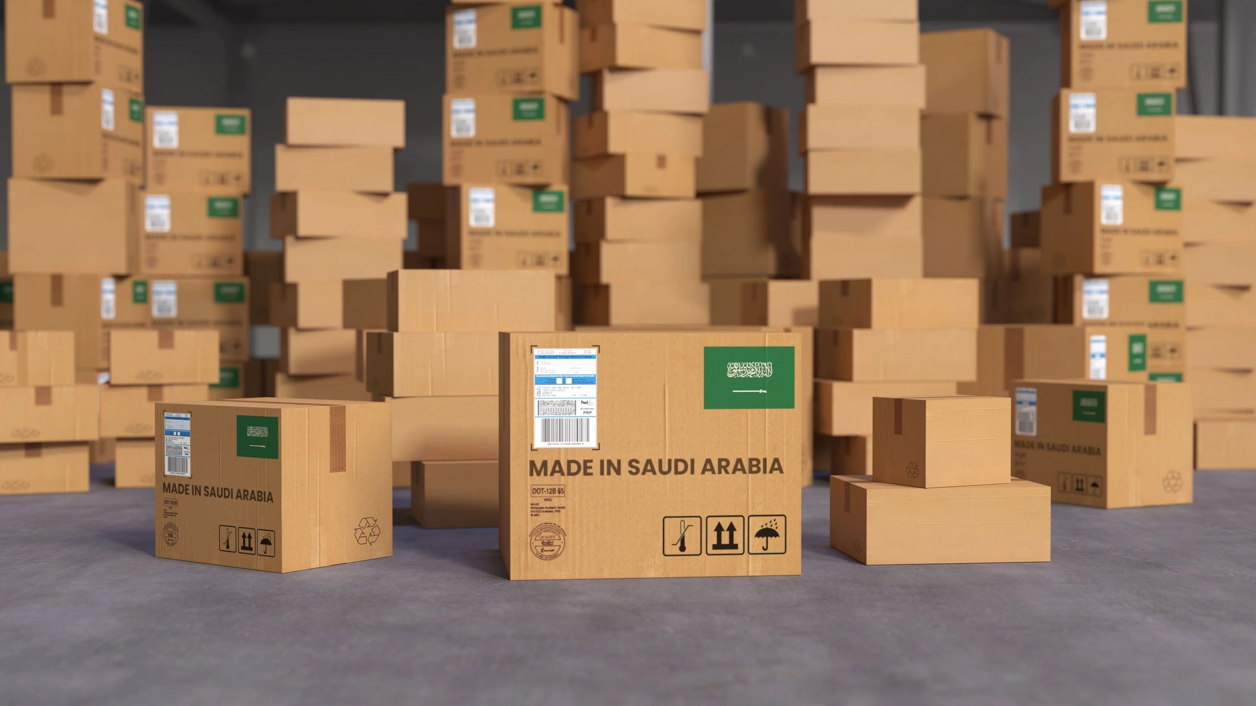 technology parcel tracking Saudi Arabia